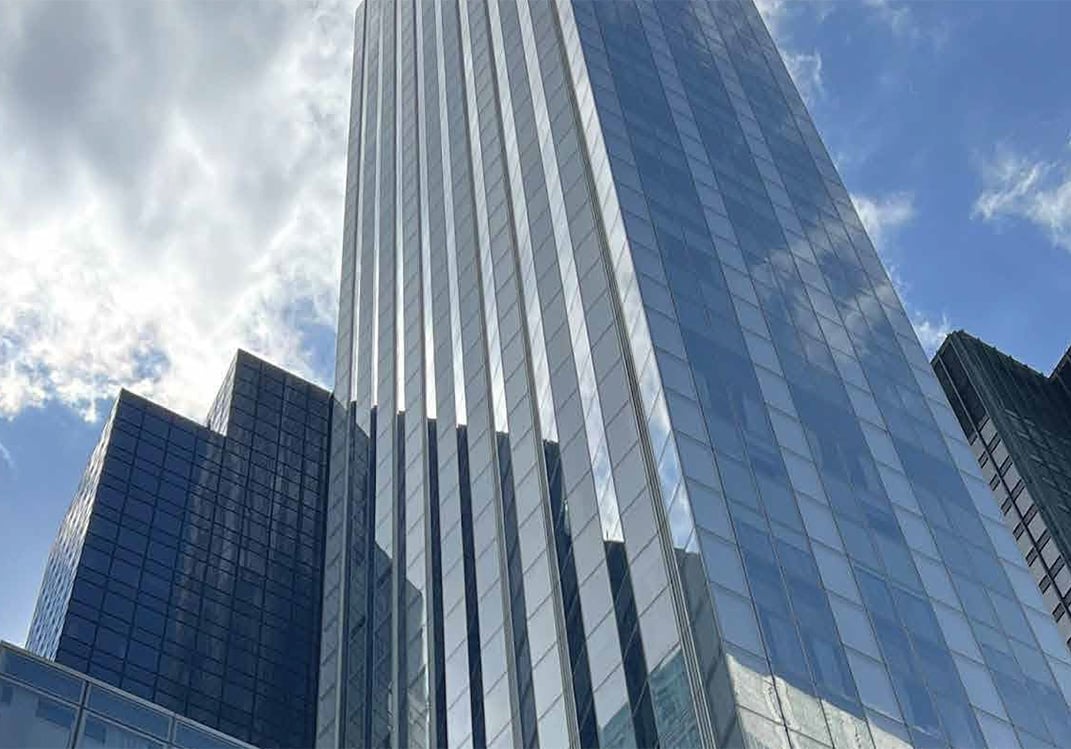 Buildings with cloudy sky